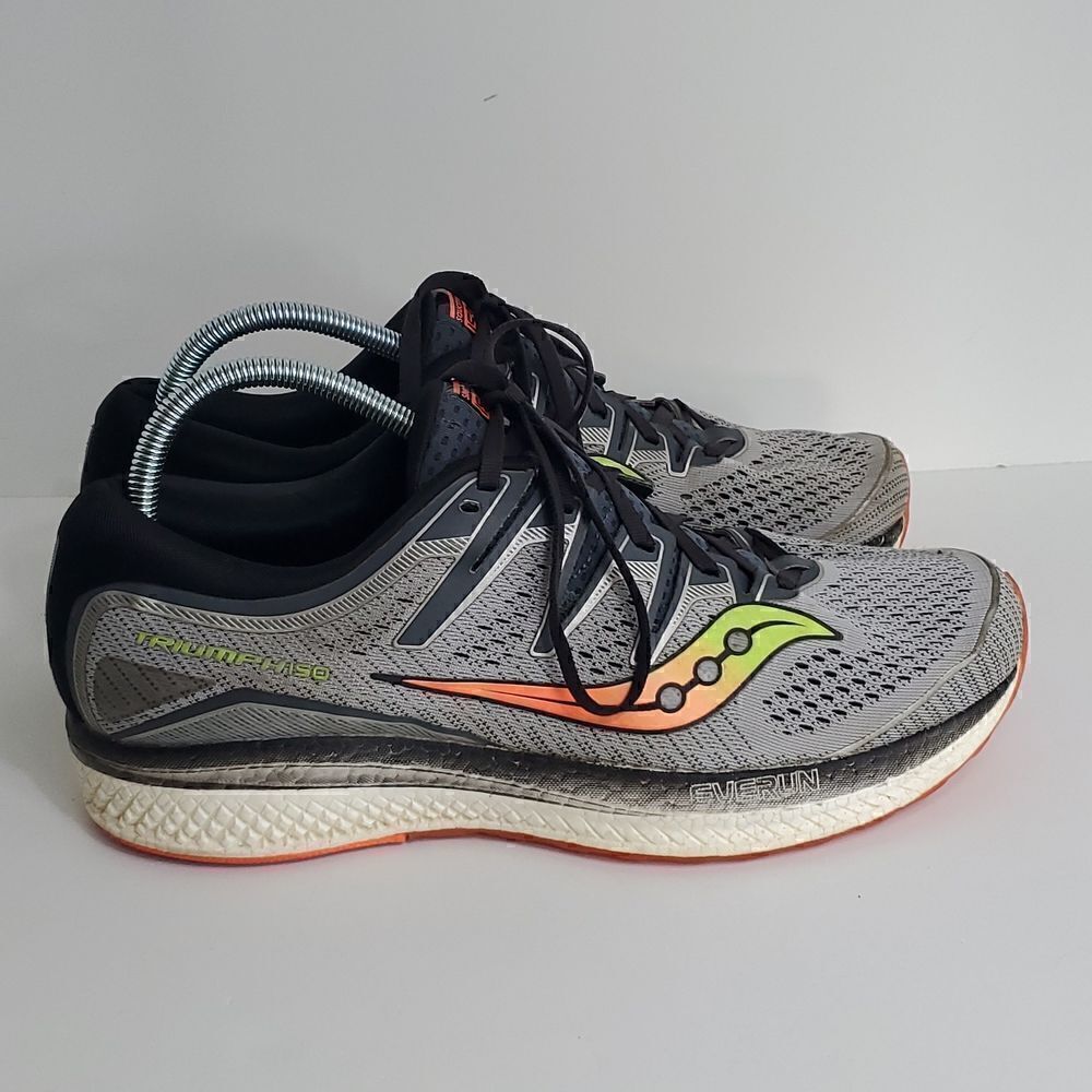 Saucony Triumph ISO 5 Men's Grey, Black S20462-1 Size 10